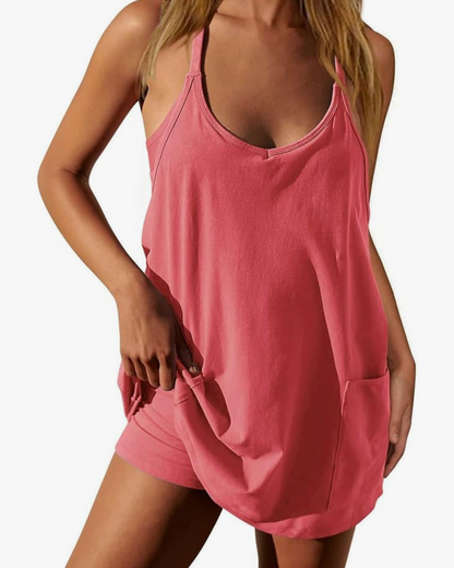 Women's Athletic Sleeveless Mini Dress