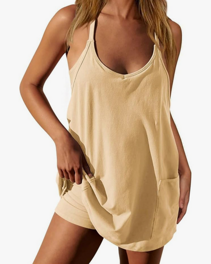 Women's Athletic Sleeveless Mini Dress